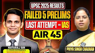 UPSC 2025 Result AIR 45 Priya Singh Chauhan - Nataraj Sir's Student| Anthropology | Sarrthi IAS