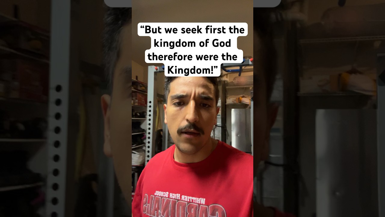 “But we seek first the kingdom!” 