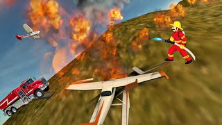 Seaplane Crash in Mountains - Flight Pilot Simulator 3D #Gaming - Android Gameplay screenshot 4