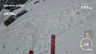 Monterosa spring skiing - Champoluc to Alagna part 5