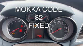 Vauxhall Mokka code 82 SOLVED!