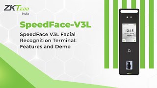 SpeedFace V3L Facial Recognition Terminal: Features and Demo