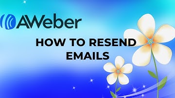 How to Resend Emails in Aweber #emailmarketing