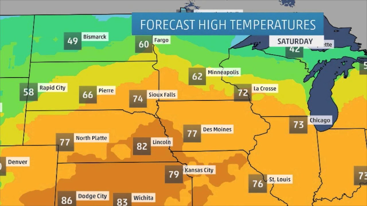 Warm Weather For Most of the US!