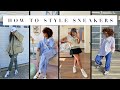 How to Style Sneakers! Fall Outfits 2021 #SportyChic
