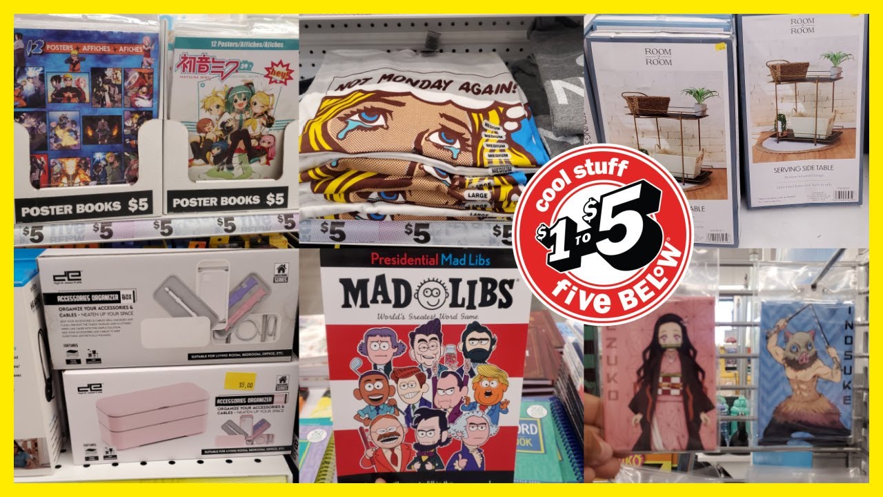 FIVE BELOW SHOPPING NEW CANDY ANIME COME WITH ME WALKTHROUGH  YouTube