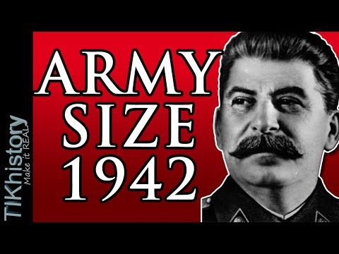 How BIG were Soviet Armies and Divisions in 1942? And what impact did this have?