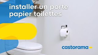 Comment installer un porte papier toilettes - Castorama 
