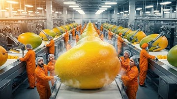 Inside a Modern Mango Processing Plant: From Farm to Delicious Mango Slices (The Entire Process)