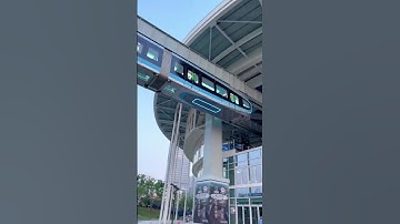 China’s first air track train in Wuhan!
