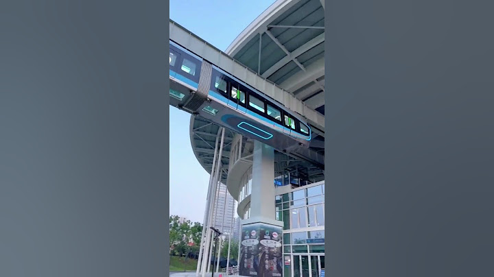 China’s first air track train in Wuhan!