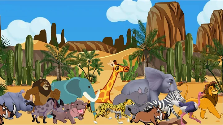 Safari Animal Sounds Song T0222 | Little Trunky Learns | Nursery Rhymes