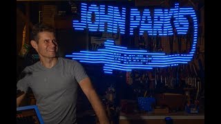 JOHN PARK&#39;S WORKSHOP LIVE 8/23/18 HalloWing Light Paintstick @adafruit @johnedgarpark #adafruit