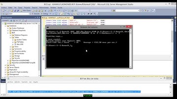 BCP en sql server 2012