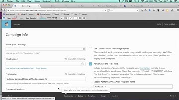 9   Personalised Mailing Groups (MailChimp Course)