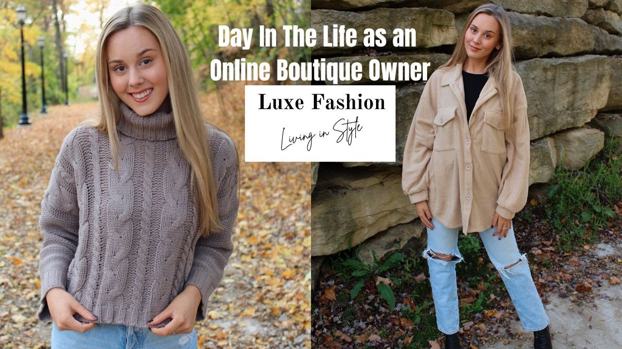Day In The Life of an Online Boutique Owner Shooting New Inventory