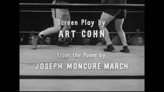 The Set-Up 1949 title sequence