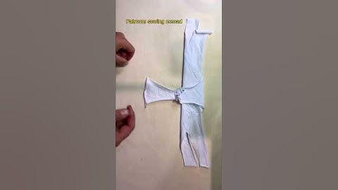 Making thong panties from pattern #sewing #easysewingtutorial