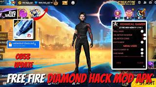 FREE FIRE NEW MOD MENU || UNLIMITED DIAMOND HACK || FF MOD MENU APK screenshot 2