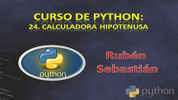 024 ✅ CALCULAR la HIPOTENUSA y el área de un triángulo PYTHON 🖥️ Curso de Python gratis. Tutorial