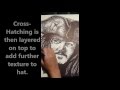 Jack Sparrow;  Stippling and Cross Hatching