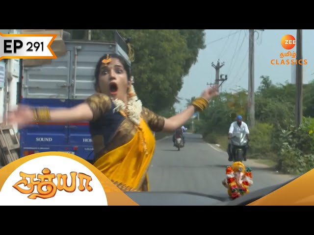 Divya gets hit by a Car | Sathya | Ep 291 | ZEE5 Tamil Classic class=