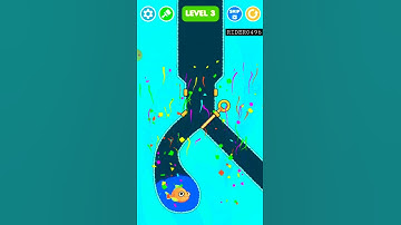 save the fish🦈 | level 3 completed | android,iOS gameplay | #Shorts #Games | offline game| RIDER0496