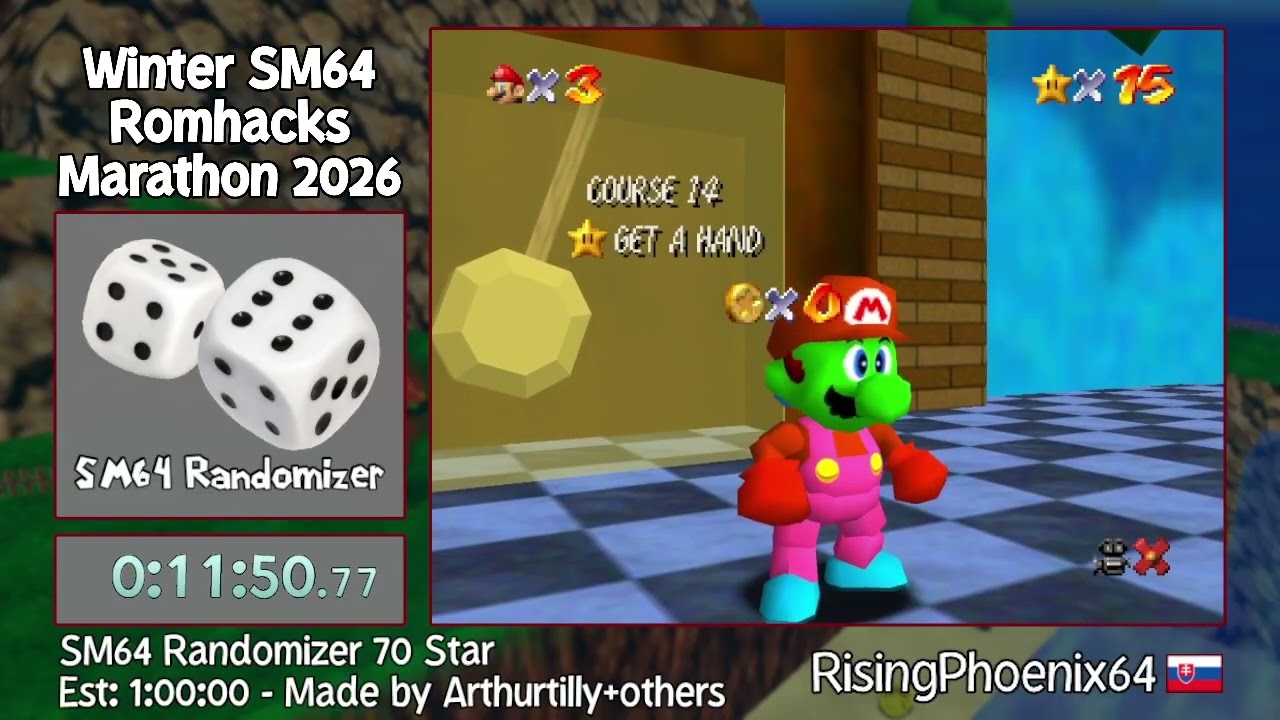 WSRM2026 - SM64 Randomizer 70 Star by RisingPhoenix64