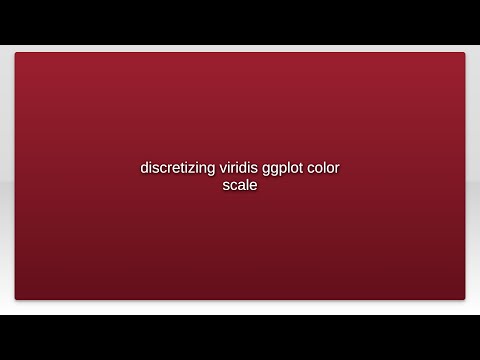 discretizing viridis ggplot color scale