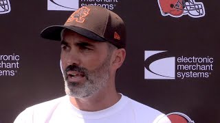 Kevin Stefanski on Deshaun Watson’s 11-game suspension and Jacoby Brissett starting for the Browns