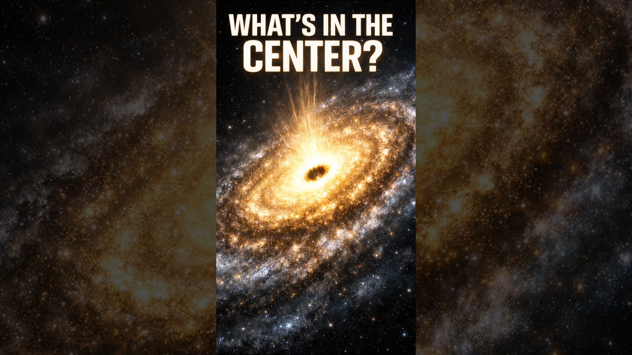 The brightest part of a galaxy isn’t what you think 🌌It’s not just a black hole #GalaxyCore #shorts