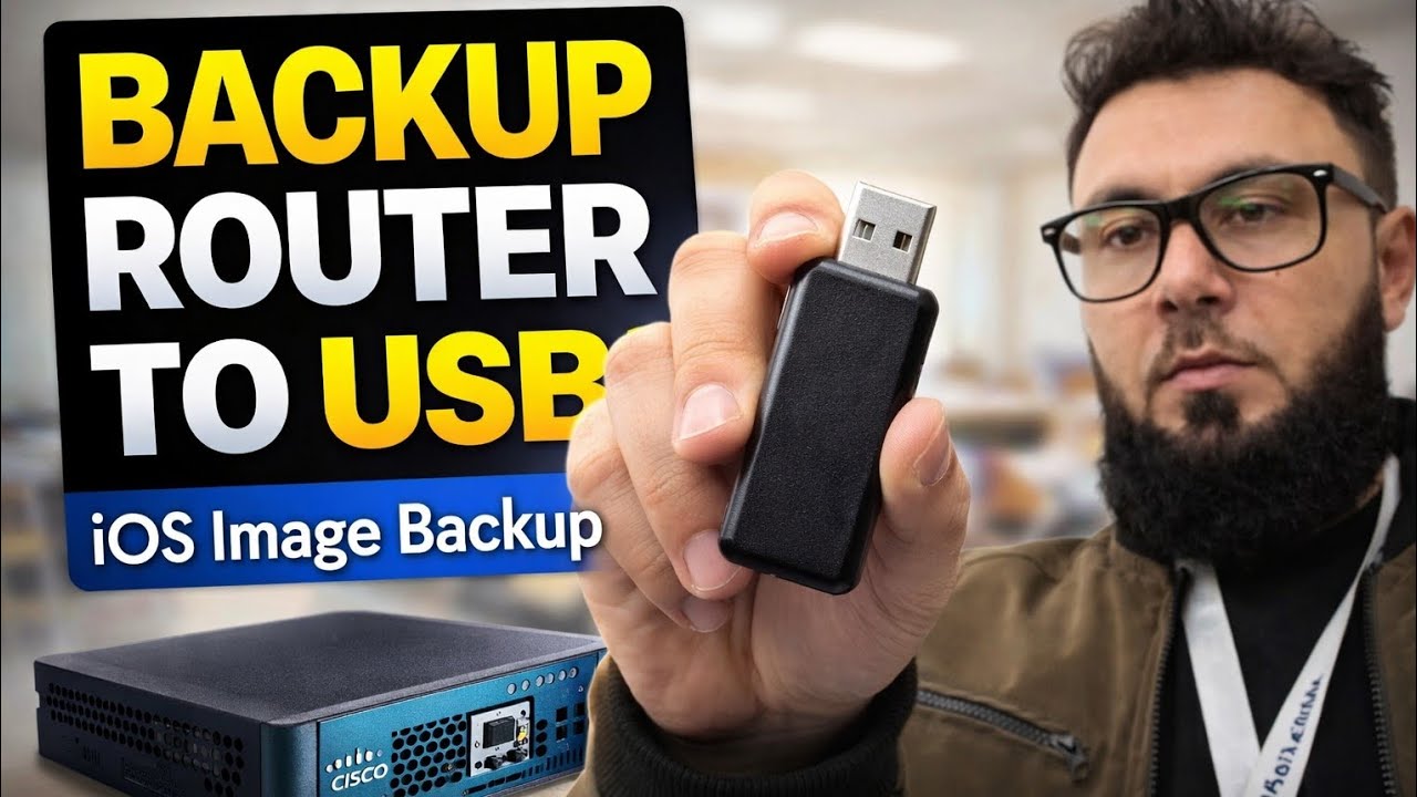 Cisco Backup & Restore Config and IOS to USB | Full Practical Lab Guide ...