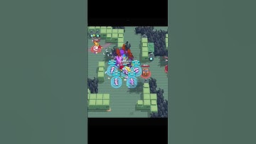 Ash in upside showdown 💀 #brawlstars #strangerthings #viral