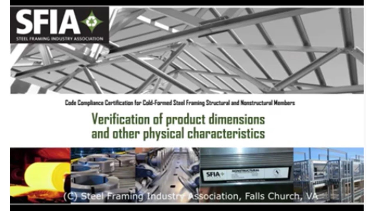 SFIA  Verification of Product Dimensions and Other Physical Characteristics 2020