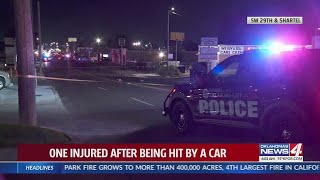 One hit, injured by car in SW Oklahoma City