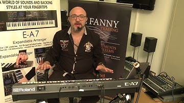 Roland E-A7 Front Panel Right With Tony Maraashly