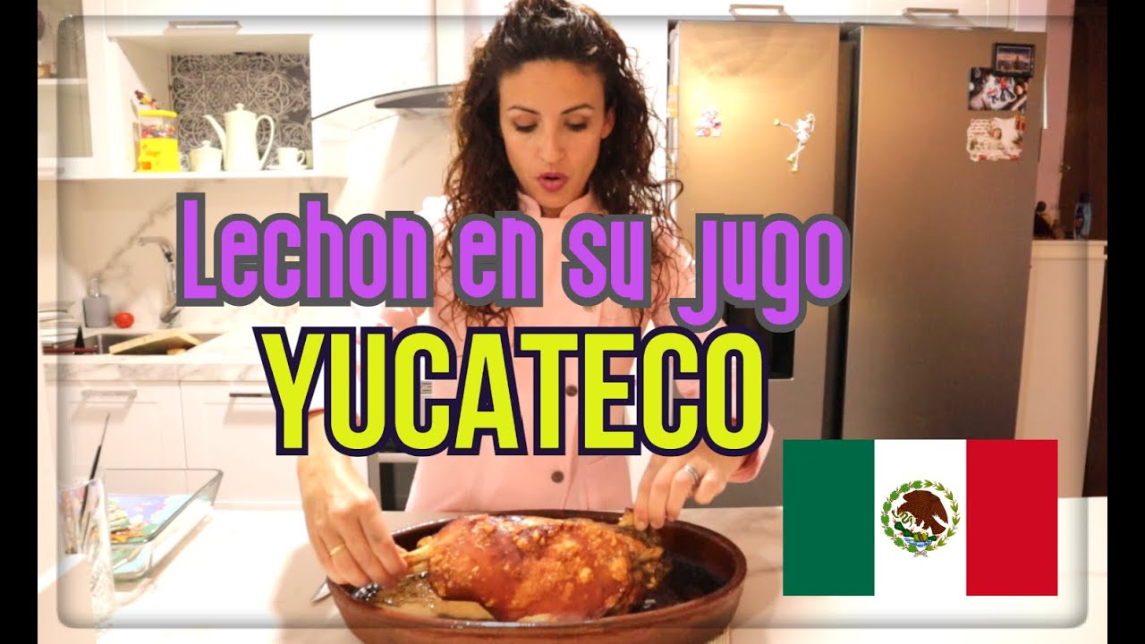 Lechón al horno | Cochinillo | Recetas mexicanas | Comida yucateca | lechón  en su jugo - YouTube