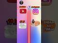 YouTube v/s Instagram Battle Who Is Winner🏆? #shorts #viral #FunFactorOfficialYT