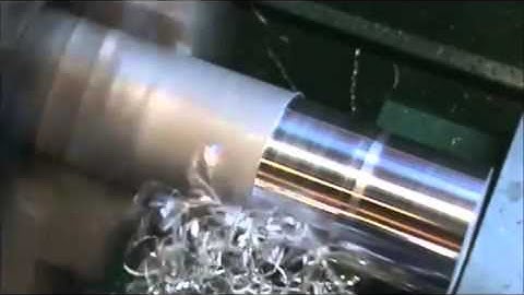 Mach 3 CNC lathe turning an Egg Shape In 6061 Aluminum pt. 2