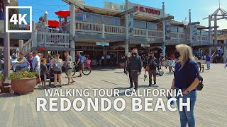 [4K] REDONDO BEACH  Walking Redondo Beach Pier, South Bay, Los Angeles, California, USA, Travel, 4K