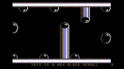 4x4 Map Scroller (Commodore 64)