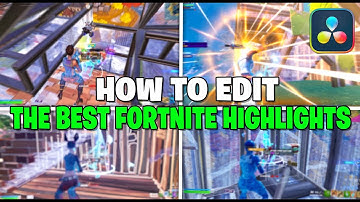 How to Edit *THE BEST FORTNITE MONTAGE* in DaVinci Resolve [TUTORIAL AT 50 SUBS]