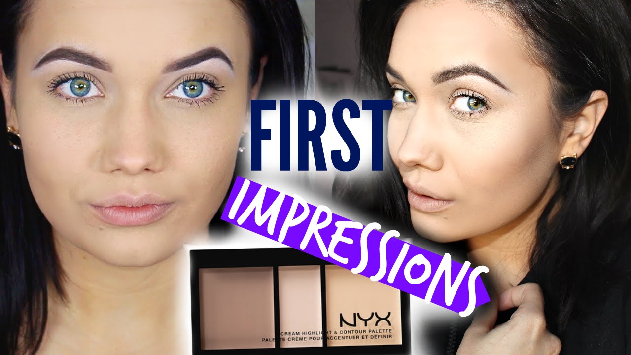 NEW NYX Cosmetics HIGHLIGHT CONTOUR Palette Review YouTube
