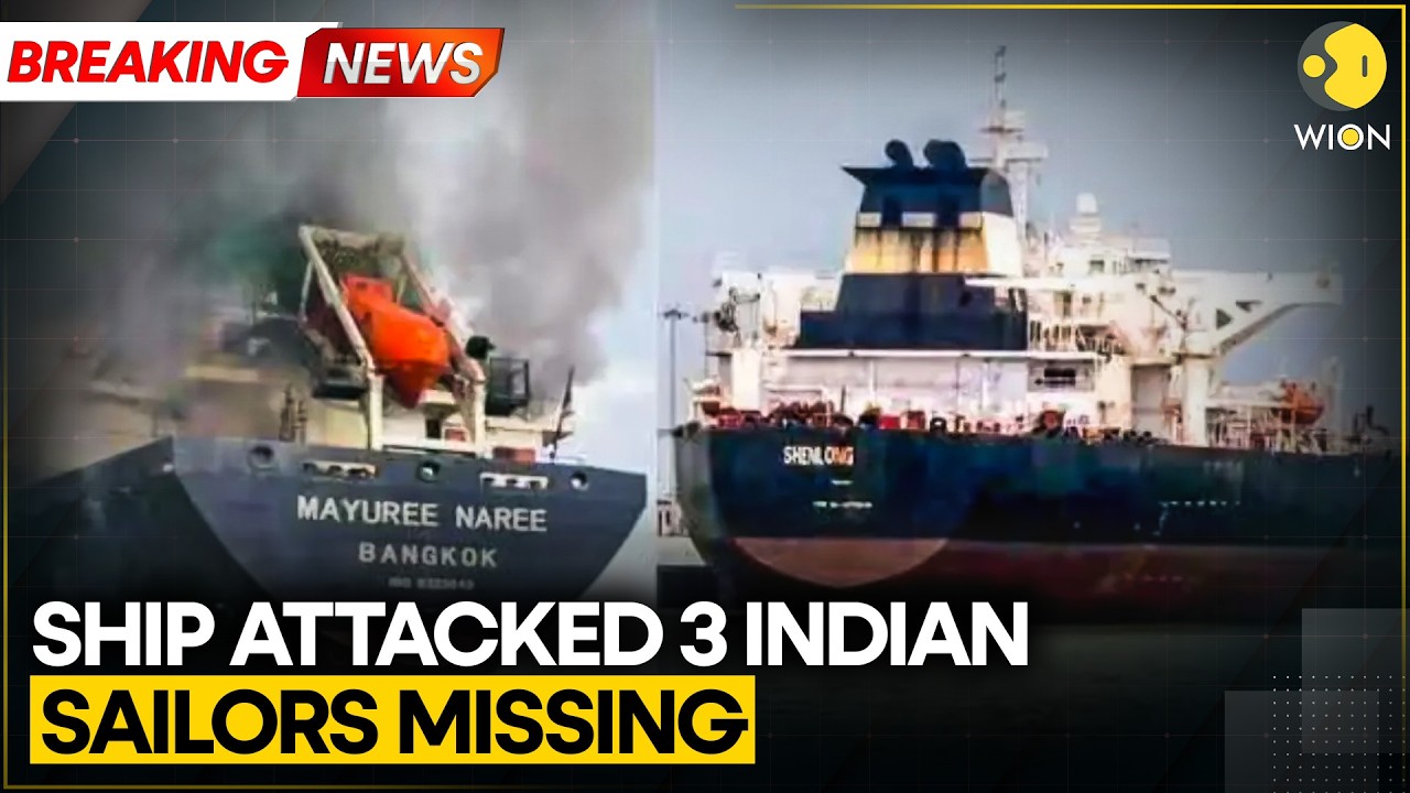 Indian Ship With 24 Indian Crew Members Attacked Off Coast Oman | WION BREAKING
