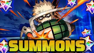 THE MOST INSANE SUMMON VIDEO YOU WILL EVER SEE!!! BAKUGO SUMMONS!!! | My Hero United Survival