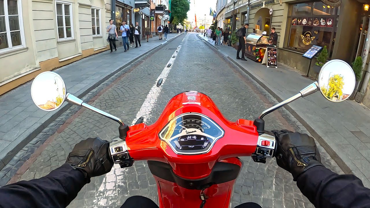 The Cutest Moto Scooter - 2025 Vespa Primavera 125cc | POV Test Ride | RAW pro sound