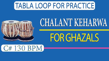 Ghazal Style Chalant Keherwa Loop | गज़ल स्टाईल चलन्त कहरवा लूप | C# 130 Bpm