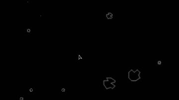 MAME Vector Renderer Split Screen Comparison (Asteroids)