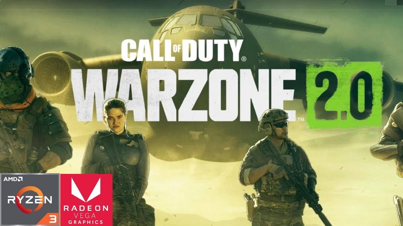 Call of Duty Warzone 2.0 - Ryzen 3 3300u Vega 6 - 16GB RAM - YouTube