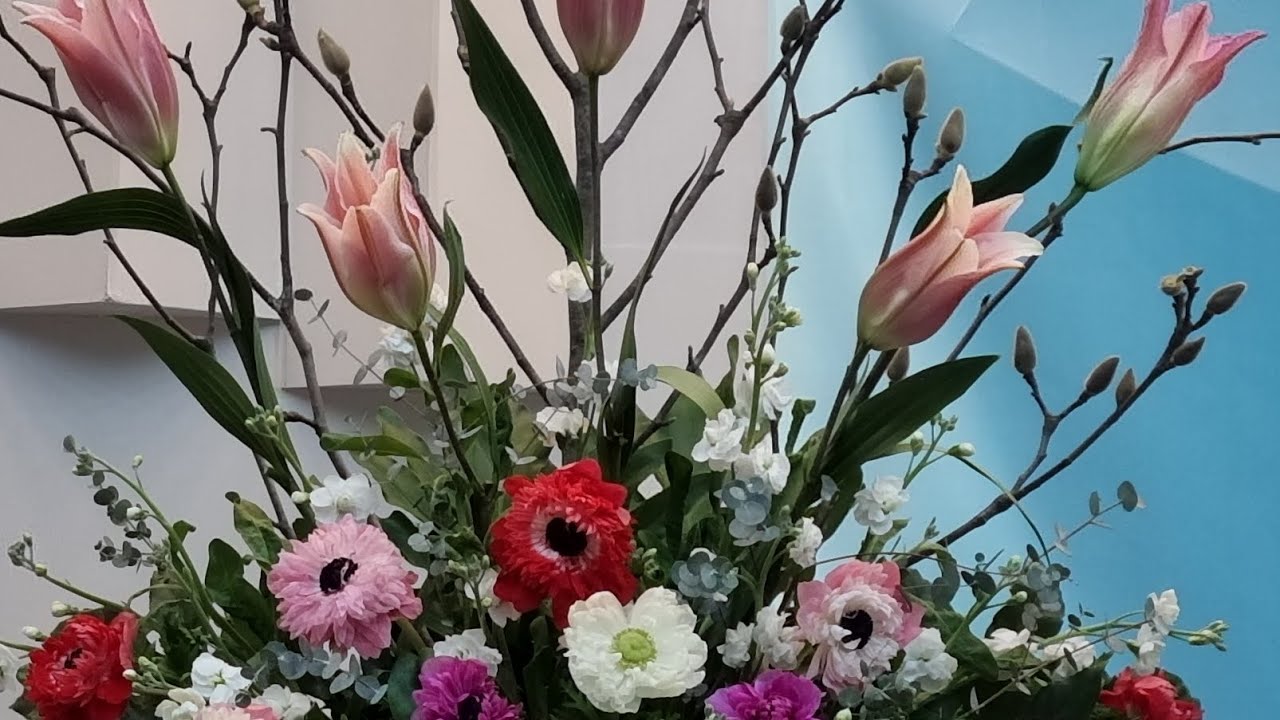 2월 성전꽃꽂이 (여호와를 바라는 너희들아 강하고 담대하라)